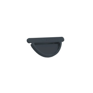 Capac jgheab pentru sistem pluvial Bilka, metalic, D 150 mm, gri antracit (RAL 7016), mat