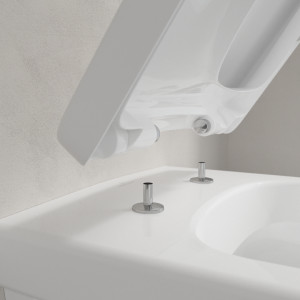Capac wc Villeroy&Boch Architectura, soft-close, 37x53 cm, alb - Img 3