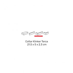 Coltar Klinker CK Terca Agora Grafietzwaart, 21.5 x 6.5 x 2.3 cm - Img 2