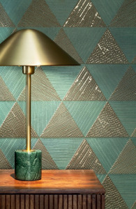 Decor Tubadzin Goldgreen mono 29.8x74.8 cm - Img 2
