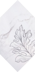 Decor Tubadzin Rochelle fleur form 14.8x22.5 cm