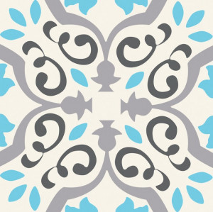Decor Tubadzin Unit Plus Patch 22.3x22.3 cm, white - Img 2