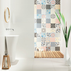Decor Tubadzin Unit Plus Patch 22.3x22.3 cm, white - Img 22
