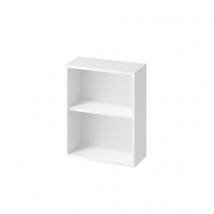 Dulap lateral suspendat fara usa Cersanit Larga 44.4x20 cm, alb