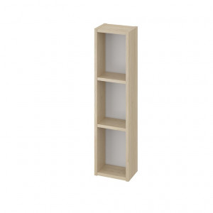 Dulap suspendat fara usa Cersanit Moduo 20x80 cm, stejar