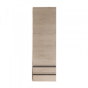 Dulap tip coloana Kolpasan Alexis, 1 usa si 2 sertare, 45x146 cm, Craft Wood