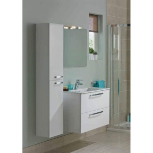 Dulap tip coloana suspendat Ideal Standard Tempo, 2 usi softclose, alb lucios - Img 2