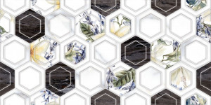 Faianta decor Kai Nobile Hexagones 30x60 cm, anthracite - Img 2