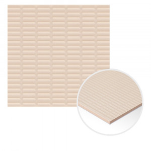 Faianta decor Paradyz Neve Creative 9.8x9.8 cm, beige - Img 2