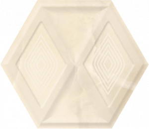 Faianta Paradyz Illusion Heksagon STR 19.8X17.1 cm, beige - Img 3