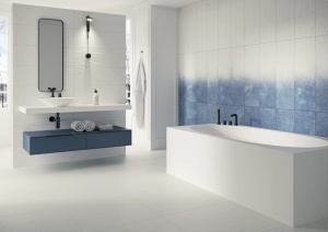 Faianta Paradyz Nightwish STR navy blue 25x75 cm