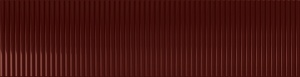Faianta Tubadzin Groove burgundy 1 gloss STR 7.8x29.8 cm