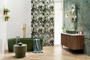 Faianta Tubadzin Rainforest white GLOSS 59.8x119.8 cm - Img 2