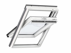 Fereastra mansarda Velux Standard Plus GLU 0061 CK04, deschidere de sus, 55x98 cm - Img 1