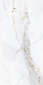 Gresie Luxury Himalaya White 60x120 cm, lucioasa - Img 1