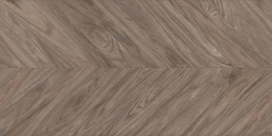 Gresie portelanata Kai Tilia Chevron 60x120 cm, brown - Img 2