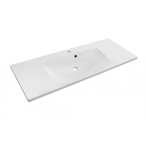 Lavoar din compozit Oristo Amelia 120 cm, alb