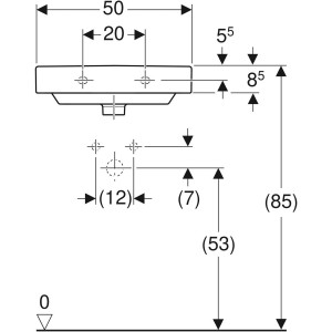 LAVOAR GEBERIT SMYLE SQUARE 50 - Img 3