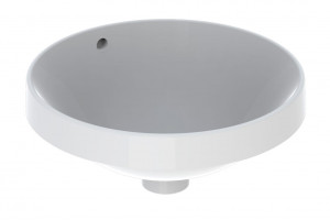 LAVOAR ÎNCORPORAT GEBERIT VARIFORM, ROTUND D-40CM, PREAPLIN VIZIBIL, GLAZURAT ALB - Img 2