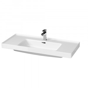 Lavoar mobilier Cersanit Crea, 100x45 cm, alb