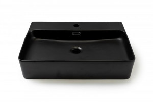 Lavoar pe blat Art Basin E5001 60x42x13 cm negru