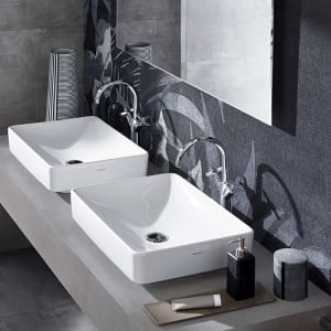Lavoar pe blat Geberit Variform 55x40x14 cm - Img 5