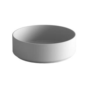 Lavoar pe blat Nofer Roll 36x36x12 cm, alb mat