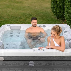 Minipiscina jacuzzi Wellis Budapesta Life Premium, 5 locuri, 200x200x89 cm - Img 8