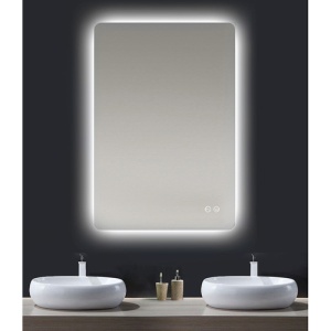 Oglinda cu iluminare LED Fluminia Morris Ambient, 3 culori, dezaburire, 60 cm - Img 2