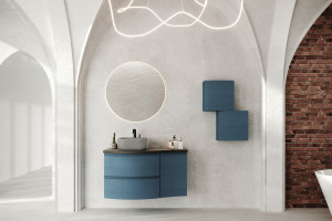 Oglinda cu iluminare LED Savini Due SPR219, buton touch, 80x80 cm - Img 2