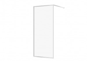 Paravan dus Walk-In Cersanit Larga crom 90xH200 cm, sticla 8 mm - Img 3