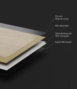 Parchet SPC GT Flooring North America 5,5 mm Stejar ton mediu - Img 2