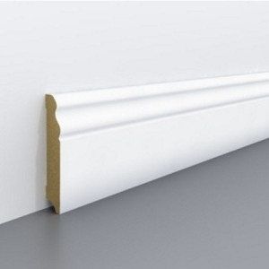 Plinta Mdf Egger Hamburg, 100x18x2400 mm, alba