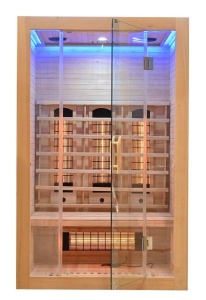 Sauna uscata Sanotechnik Malmo, 2 persoane, 120x105x190 cm - Img 3