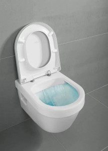 Set vas WC suspendat Villeroy & Boch, Architectura, Direct flush, rotund, capac soft close, quick release, alb alpin - Img 4