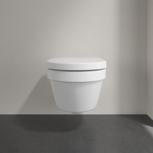 Set vas WC suspendat, Villeroy & Boch, Architectura, Direct flush, rotund, capac wc soft close si quick release, alb alpin - Img 3