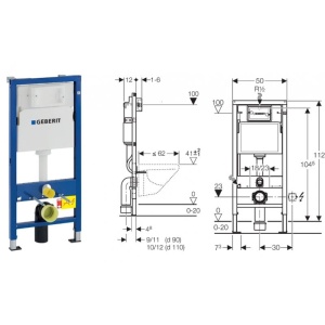 SISTEM INSTALARE PENTRU VAS WC DUOFIX UP 100 CAL. I - Img 3
