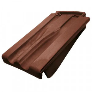 Tigla de margine dreapta Tondach Renoton 9 (Tango Plus) 30 x 50 cm, maro