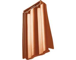 Tigla de margine dreapta Tondach Twiston 9 (Twist) 30 x 50 cm, teracota