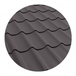 Tigla metalica Metigla Clas Lucios PVDF 0.55 mm