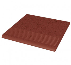 Treapta Klinker Paradyz Natural rosa stopnica prosta Duro 30x30 cm