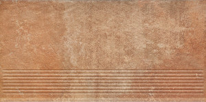 Treapta Klinker Paradyz Scandiano rosso stopnica prosta 30x60 cm