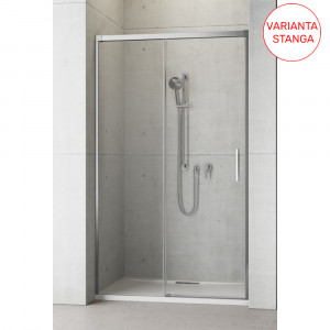 Usa dus glisanta Radaway Idea DWJ 130 L, montaj in nisa
