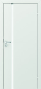 Usa interior Porta Focus Premium model 4.A, sticla mata, Alb