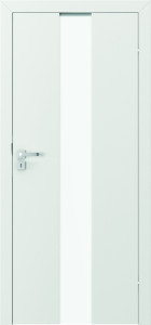 Usa interior Porta FOCUS Vopsea UV Premium 4.C, sticla mata, Alb