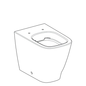 VAS WC BTW SMYLE SQUARE RIMFREE CU FIXARE ASCUNSA - Img 6