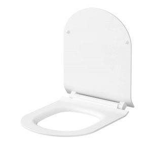 Vas wc suspendat Cersanit CITY OVAL Clean On, capac wc duroplast, slim, soft close  - Img 2