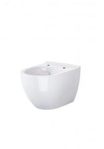 Vas wc suspendat Cersanit Zen B246 Clean On cu capac subtire, inchidere lenta, demontare rapida - Img 2