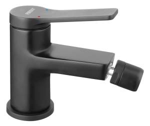 Baterie stativa bideu Ferro Stratos Black, negru mat