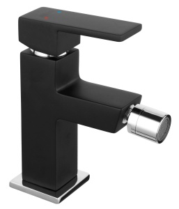 Baterie stativa bideu Ferro Zicco Black, negru mat